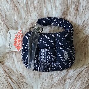 NWT FP Movement Micro Printed Pouch Chevron Stitch